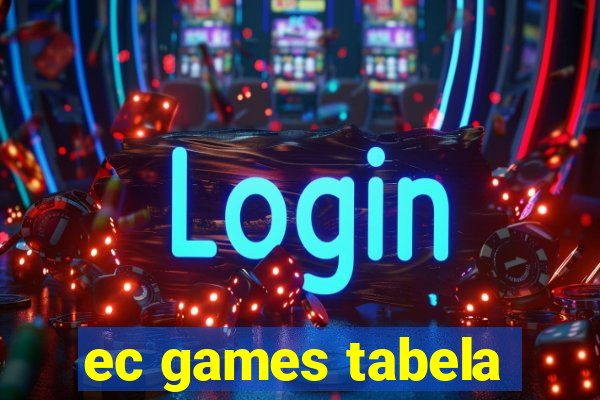 ec games tabela